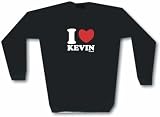 I HEART Love Kevin Men's Sweat Shirt in 2 colors Small thru 3XL