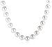 14k Yellow Gold 7-7.5mm White Akoya Pearl Necklace, 18"