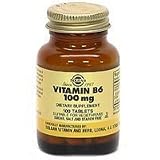 Solgar - Vitamin B6, 100 mg, 100 tablets
