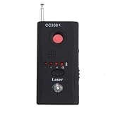 AGPtek® CC308 Anti-Spy Signal Bug RF Detector Hidden Camera Laser Lens GSM Device Finder - Mute Vibration + Beep + LED indicator , Earphone and Charger included