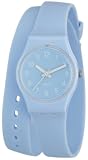Swatch Soft Sky LS111C - Reloj de mujer de cuarzo, correa de caucho color azul claro