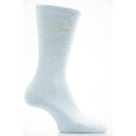 Ladies 1 Pair Elle Angora Plain Sock
