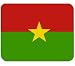 Burkina Faso Flag Mousepad Mouse Pad Mat
