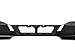 2007-2012 TOYOTA TUNDRA REAR BUMPER FACE BAR COATED BLACK W/O SENSOR HOLES