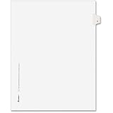 Avery Individual Legal Exhibit Dividers, Avery Style, 4, Side Tab, 8.5 x 11 inches, Pack of 25 (11914)