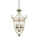 6 Light Dark French Gold Finish with Spanish Bronze Accents Westinghouse Pendant Light Fixture