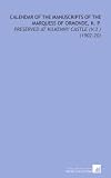 Calendar of the Manuscripts of the Marquess of Ormonde, K. P.: Preserved At Kilkenny Castle (V.3 ) (1902-20)