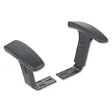 New Alera Curved T-Arms For Interval Series Task Chairs Black Polyurethane  ....