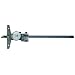 Mitutoyo Dial Depth Gauge with Fine Adjustment, Caliper Type, Metric