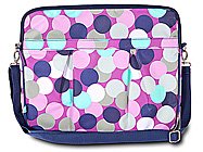 Girls Personalized Laptop Case - Confetti Dot
