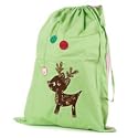 Cocoon Couture Christmas Sack Little Reindeer on Mint