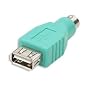 PS/2 Male to USB Female Adapter