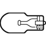 6.5W Wedge T5 Sockets Clear Light Bulb [Set of 10]