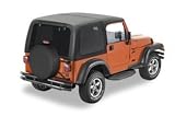 Bestop 41509-01 Black 2 Piece Hardtop Without Doors for 1997-06 Jeep Wrangler