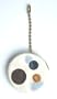 Ceiling Fan Pull Chain: Blue/Brown Dot
