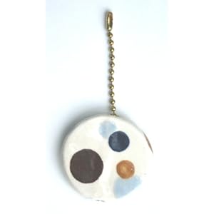 Ceiling Fan Pull Chain: Blue Brown Dot by Sweet Pea Gallery
