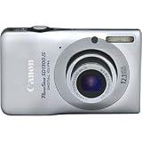 Canon PowerShot SD1300 IS 12.1 Megapixel Compact Camera - 5 mm-20 mm - Silver 2.7 LCD - 4x Optical Zoom - 4000 x 3000 Image - 640 x 480 Video