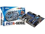 Produkt-Bild: MSI P67A-GD53 (B3) Mainboard Sockel 1155 ATX 4x DDR3 Speicher max. 32GB (2x PCI, 2x PCI-e x16, 4x SATA 2, 2x SATA 3, 2x USB 3.0)