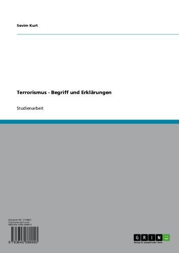 Terrorismus - Begriff und Erklärungen (German Edition)