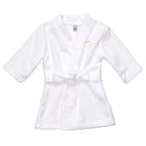 Carters Tery Robe - Ducky-White-0-9 Months