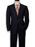 Navy Rust Stripe Suit