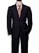 Navy Rust Stripe Suit