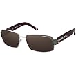 Carrera Globetrotter 4/S Men's Rectangular Full Rim Lifestyle Sunglasses - Dark Ruthenium/Dark Tortoise/Brown