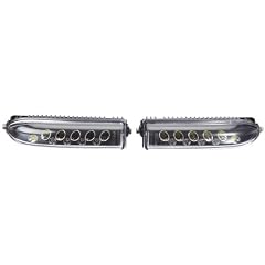 FK Automotive FKXLDL010033 LED Tagfahrlicht mit Blinker universal, schwarz, mit 6+4 Hochleistungs-LED je Seite, 12V/24V