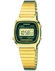 LA670WGA-1D Ladies Gold Tone Digital Watch RETRO