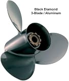 Mercury/Quicksilver Parts Black Diamond 3 Blade Aluminum Propellers - 123/4R21