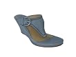 FRYE Brooke 73755 Thong Wedge Sandal in Grey