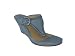 FRYE Brooke 73755 Thong Wedge Sandal in Grey