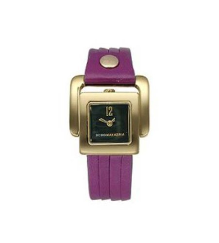 BCBG Socialite Arabesque Raspberry Leather Black Dial Women's Watch #BG6232