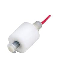 Gems Sensors 116826 Polypropylene Float Single Point Highly Reliable Compact Level Switch, 1" Diameter, 1/8" NPT Male, 9/16" Actuation Level