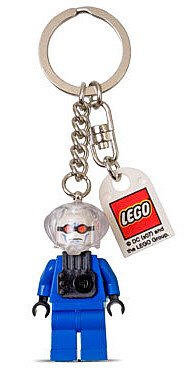  Lego Mr. Freeze - Batman TWO Key Chains