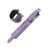 Wrist Restraints Crave Purple Leather