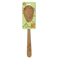 Talisman Designs Get Real Solid Beechwood Mixing Spoon, 12-Inch, Woodland Design