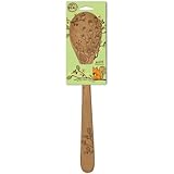 Talisman Designs Get Real Solid Beechwood Mixing Spoon, 12-Inch, Woodland Design