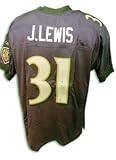 Jamal Lewis Signed Baltimore Ravens Authentic Reebok Purple Jersey
