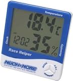 Race Helper Clock Temp/Humidity Blue