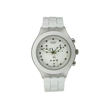 Set A Shopping Price Drop Alert For Swatch Men's FULL BLOODED SVCK4045AG Stainless-Steel Quartz Watch with White Dial
