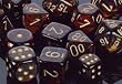 Chessex Dice: Polyhedral 7-Die Scarab Dice Set - Blue Blood w/Gold