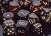 Chessex Dice: Polyhedral 7-Die Scarab Dice Set - Blue Blood w/Gold