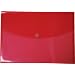 Filexec Poly Envelope, Legal, Side-load, Velcro Closure, Trapezoid Flap, Red (Pack of 6) (50080-17102)