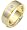 7.5mm Princess Cut Diamond Titanium & 14 Karat Yellow Gold Wedding Band Ring - 6.25