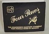 4 PaWiths Sanitary Pants Small Black
