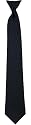 Black Official Police/Security Clip-On Necktie