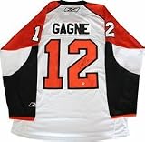 Simon Gagne Philadelphia Flyers Autographed Pro NHL Ice Hockey Jersey