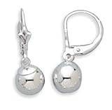 8mm Ball Earrings on Lever
