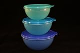 Tupperware 3 Piece Original Wonderlier Bowl Set in New Colors